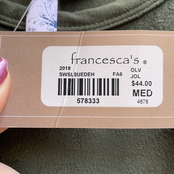 Francesca’s Alya Olive Dress - Picture 7 of 7